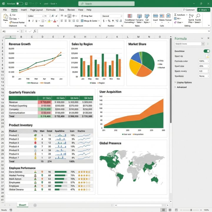 Microsoft Excel UI